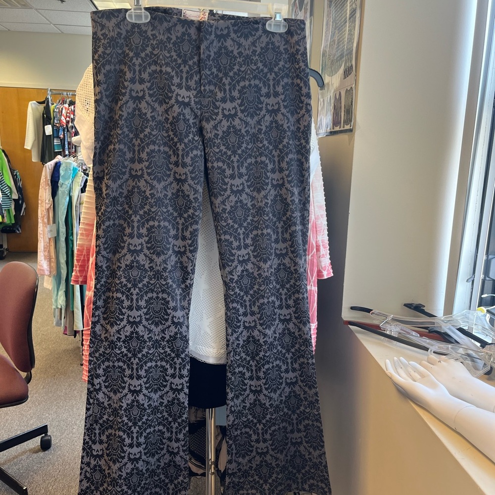 Luna Chix Black and Gray Boot Cut Pants
